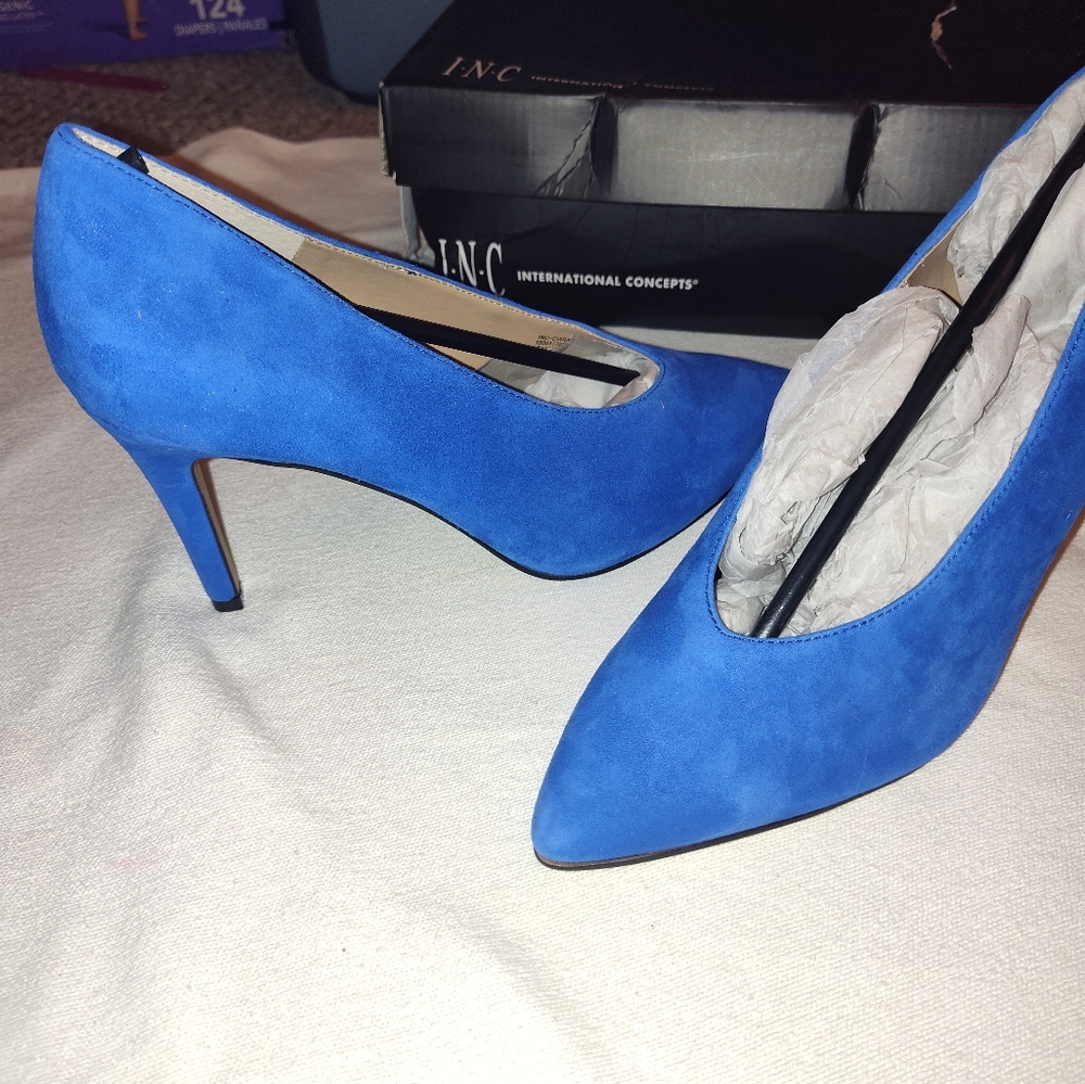 INC. International Concepts Women's Ciaran Pumps Cobalt 7